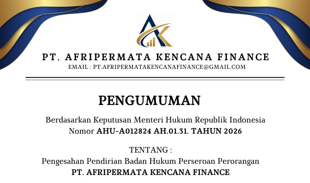 Sertifikat legalitas perusahaan 1